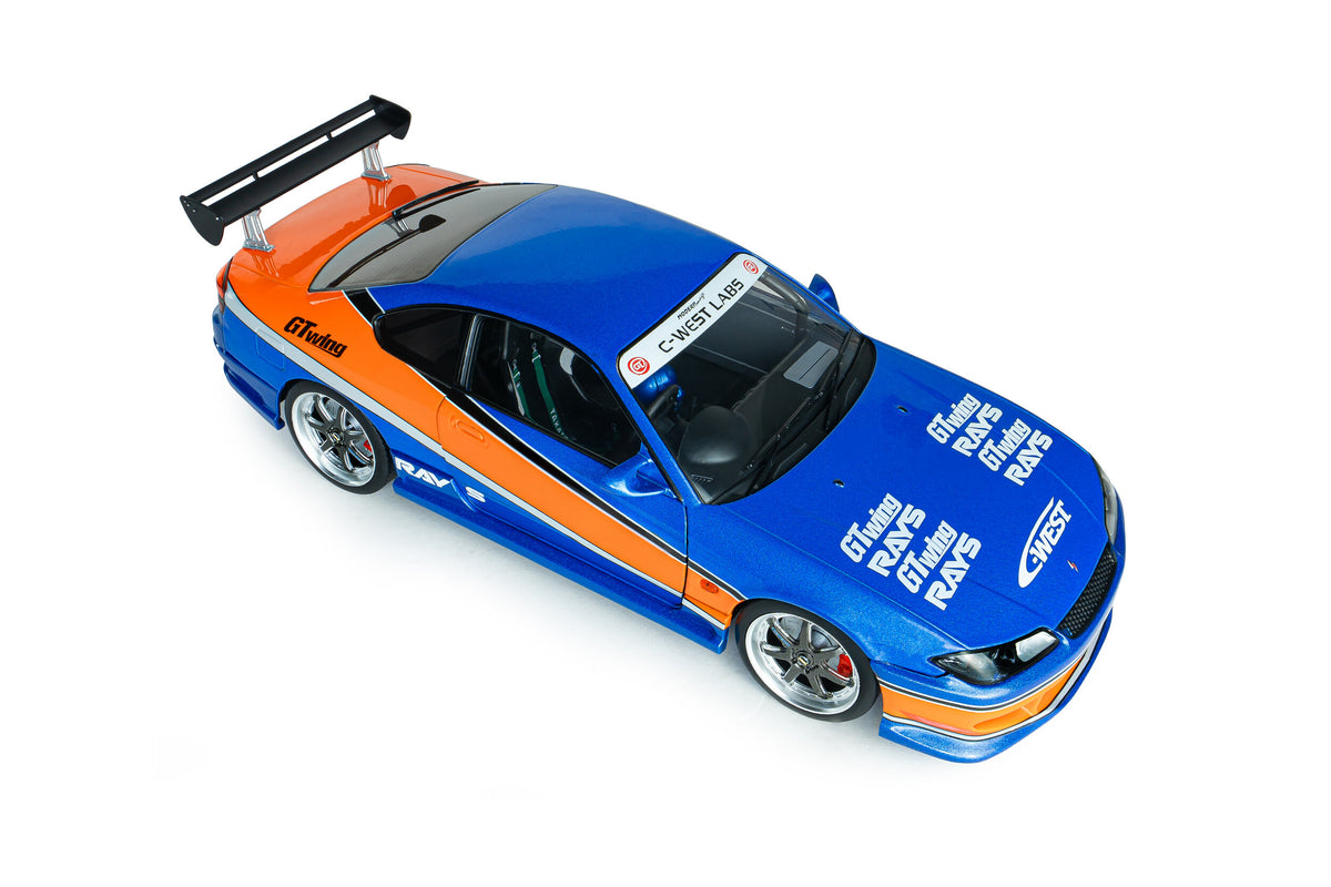 SOLIDO 1/18 NISSAN SILVIA S15 SPEC-S “MONA LISA” TOKYO DRIFT 2006 (S1812205A)