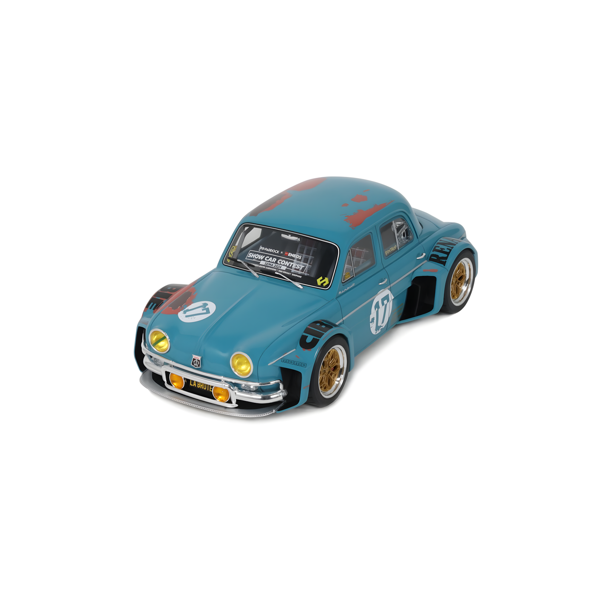 OTTOmobile 1:18 Dauphine La Brute green with Patina best of show SEMA 2024 (OT1268)