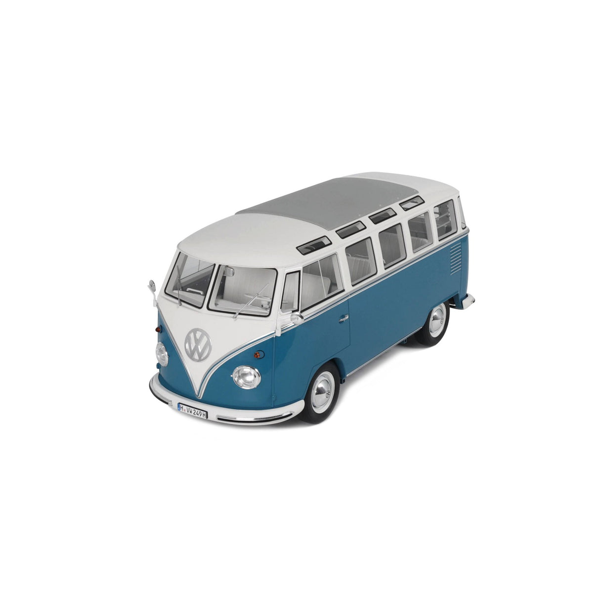 OTTOmobile 1:12 Volkswagen Combi Type 2 (T1) Samba Bus RegattaBlau L 50 F 1962 (G102)