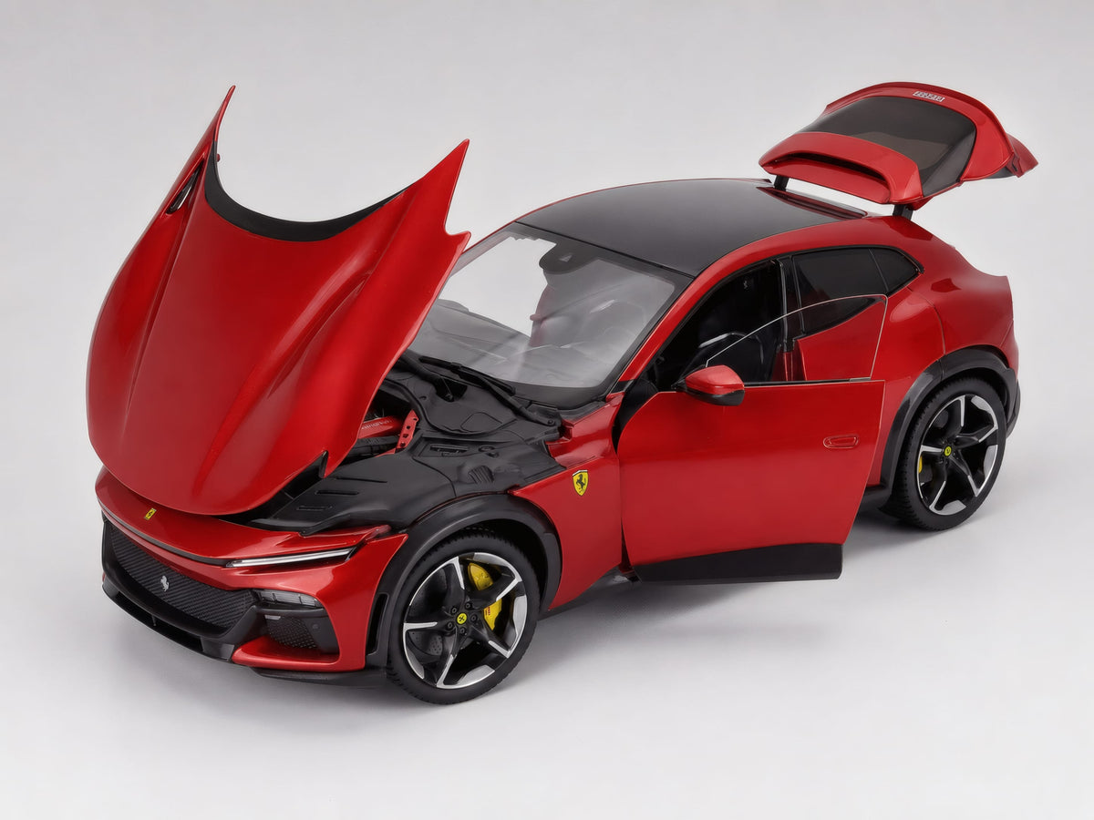 POLISTIL - 1/18 - FERRARI - PUROSANGUE 2022 - WITH SHOWCASE - LIMITED 3500 NUMBERED ONE BY ONE - ROSSO MAGMA - RED MET (18FE02021-HC)