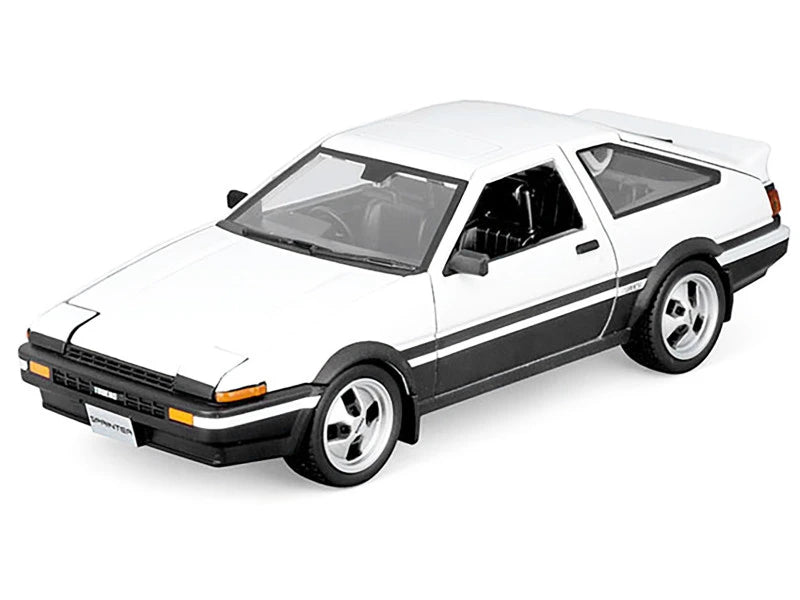 MAISTO 1/24 TOYOTA SPRINTER TRUENO AE86 RHD WHITE/BLACK (32916WH)