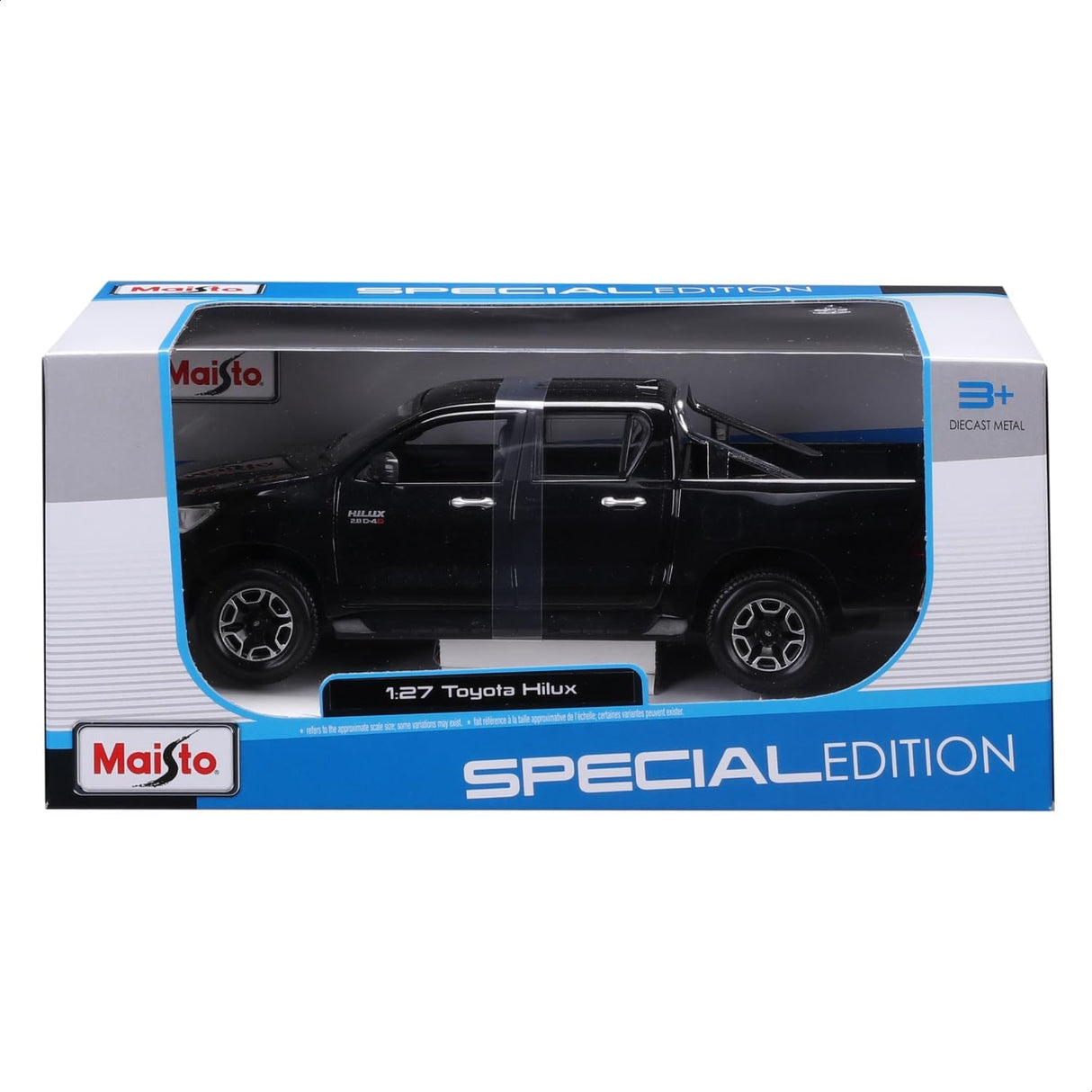 Maisto 1:27 Toyota Hilux Black Diecast 1:27 Scale Model (32920BK)