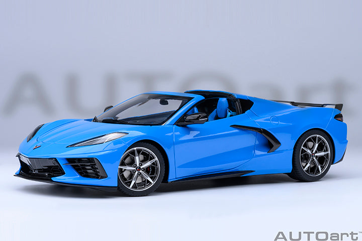 AUTOart 1:18 Chevrolet Corvette C8 Stingray Z51, Rapid Blue (71281)