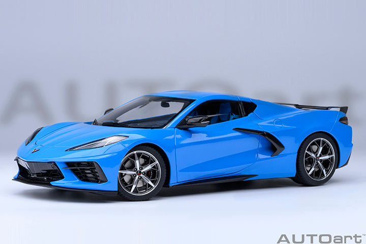 AUTOart 1:18 Chevrolet Corvette C8 Stingray Z51, Rapid Blue (71281)