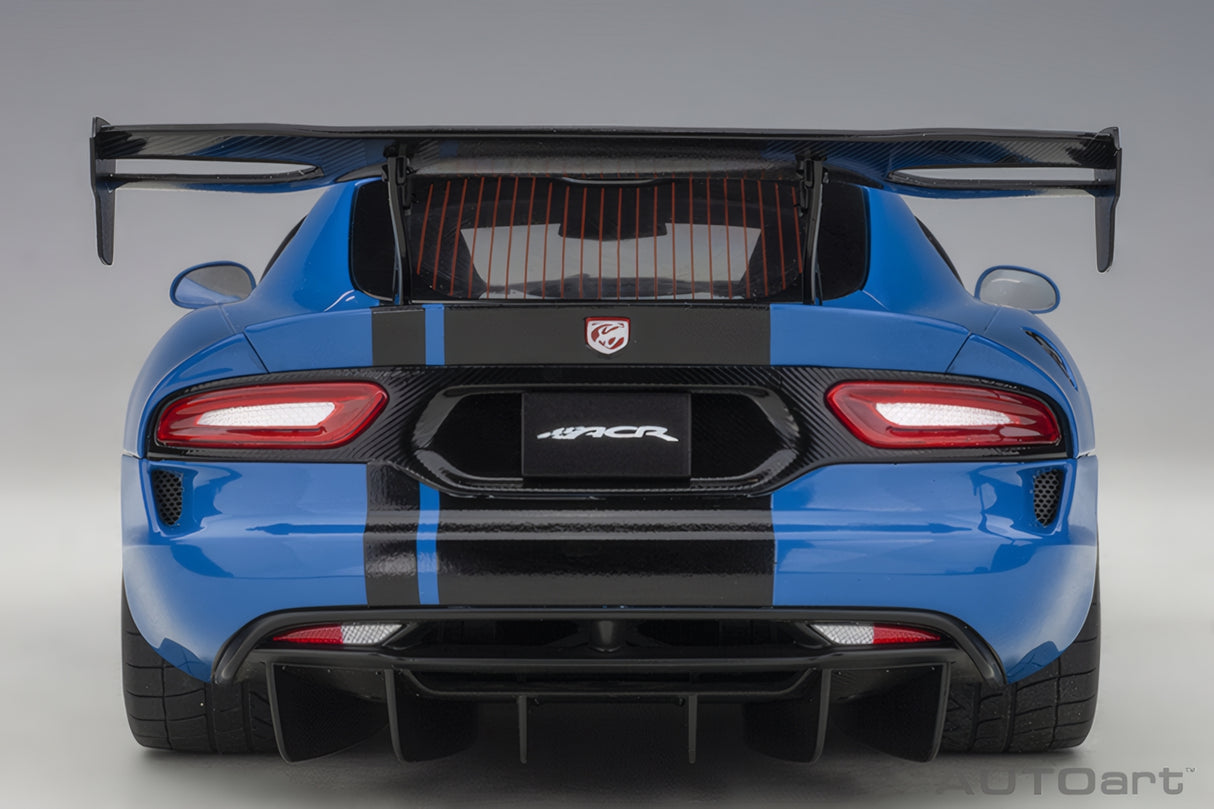AUTOart 1:18 Dodge Viper GTS-R Commemorative Edition ACR 2017,Competition Blue w/Black Stripes (71734)