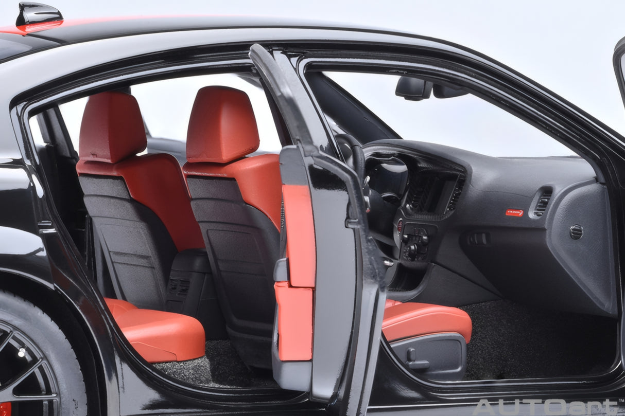 AUTOart 1:18 Dodge Charger SRT Hellcat Redeyejailbreak, Pitch Black (71754)