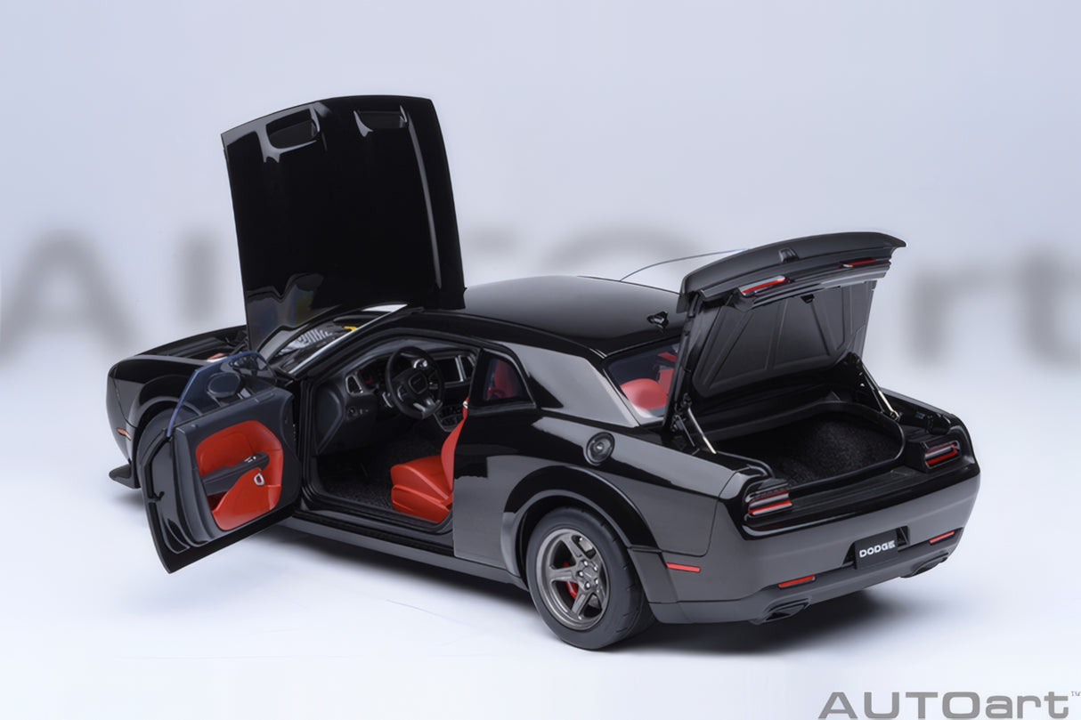 AUTOart 1:18 Dodge Challenger SRT Super Stock 2023, Pitch Black (71765)