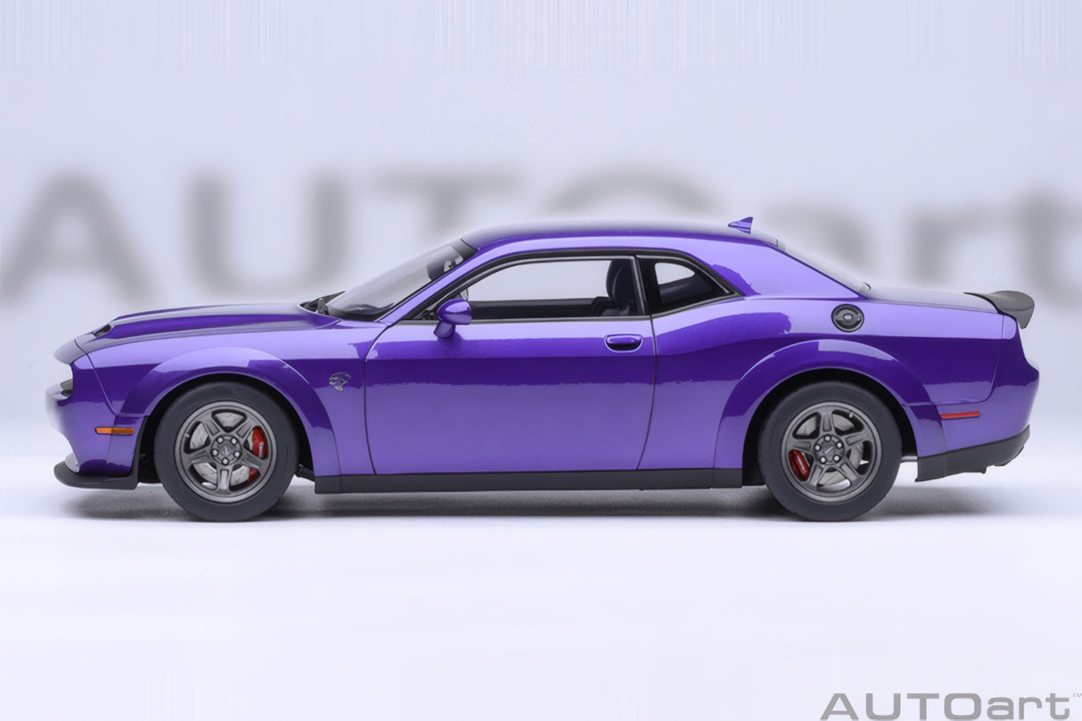 AUTOart 1:18 Dodge Challenger SRT Super Stock 2023, Plum Crazy/Purple (71768)