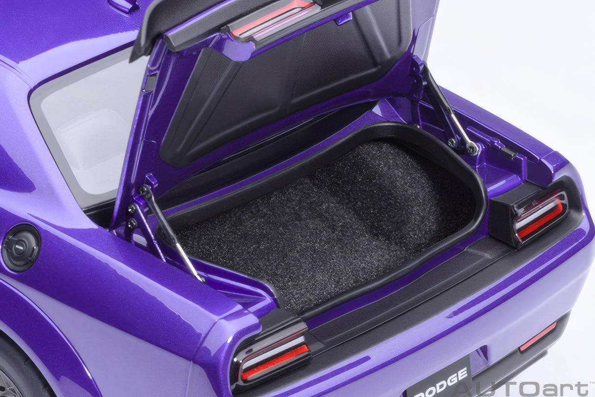 AUTOart 1:18 Dodge Challenger SRT Super Stock 2023, Plum Crazy/Purple (71768)