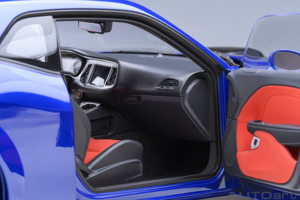 AUTOart 1:18 Dodge Challenger R/T Scat Pack Widebody 2022, Indigo Blue (71772)
