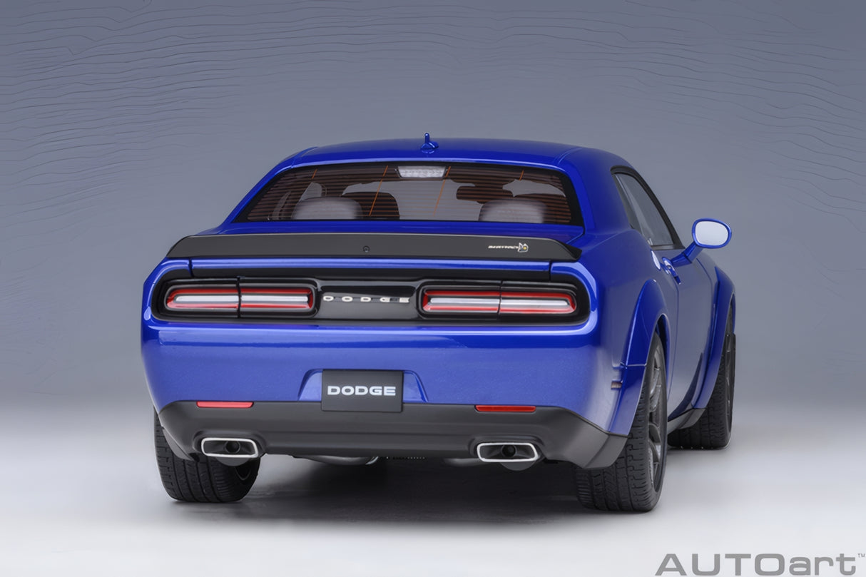 AUTOart 1:18 Dodge Challenger R/T Scat Pack Widebody 2022, Indigo Blue (71772)