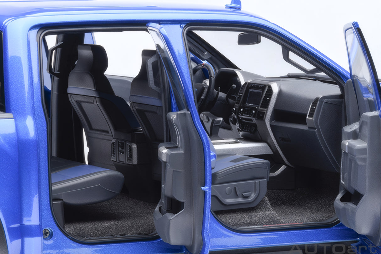 AUTOart 1:18 Ford F-150 Raptor Supercrew 2019, Velocity Blue (72949)