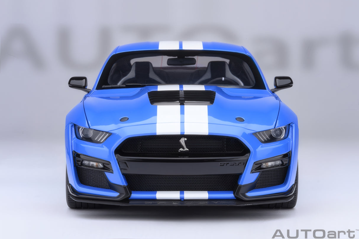 AUTOart 1:18 Ford Mustang Shelby GT500, Grabber Blue (73094)