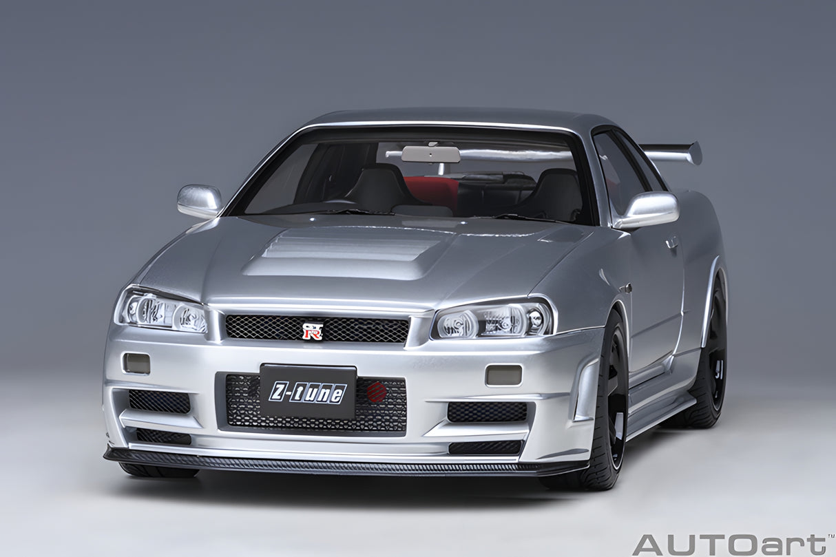 AUTOart 1:18 Nissan Skyline GT-R (R34) Z-Tune, Z-Tune Silver (77461)