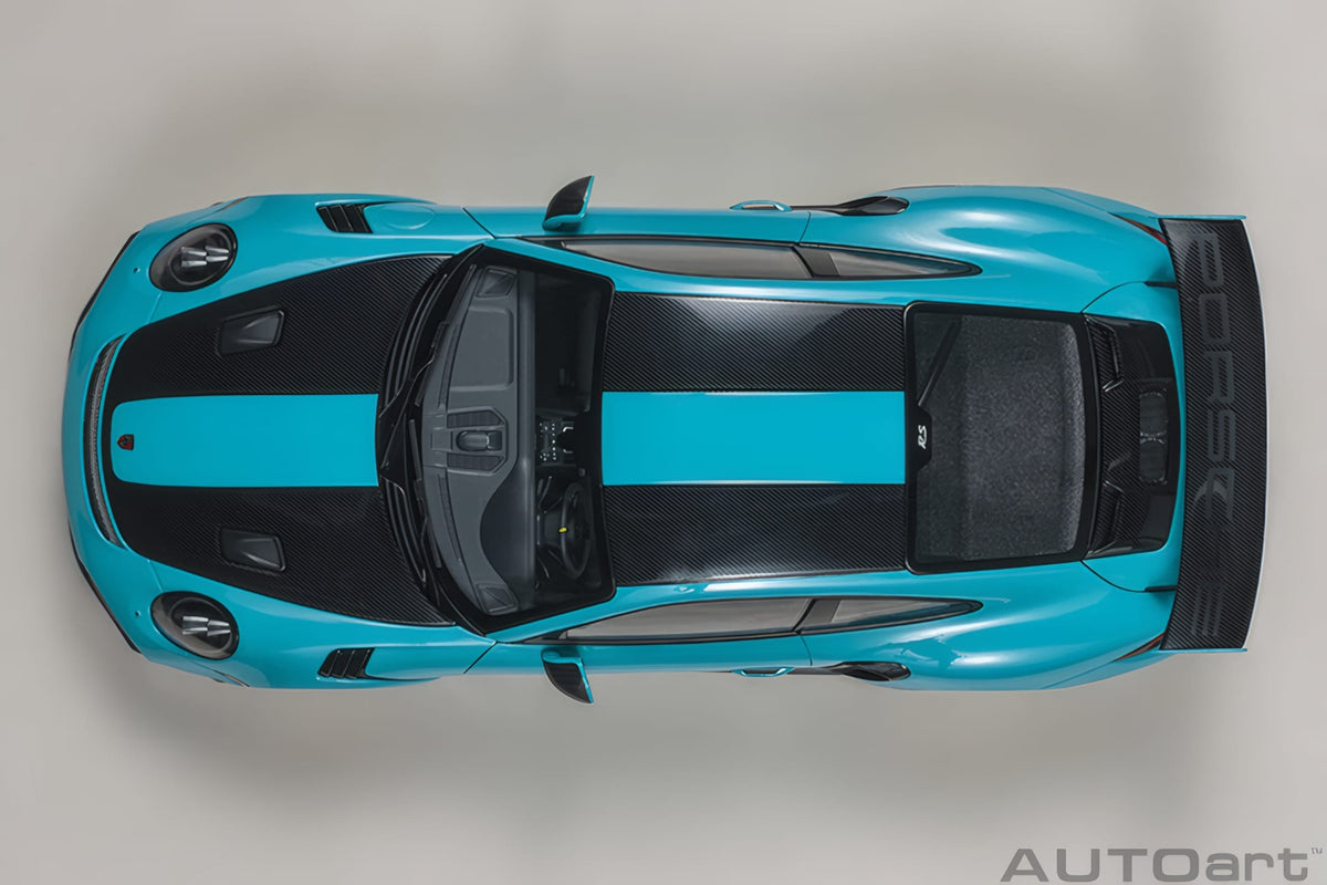 AUTOart 1:18 Porsche 911 (991.2) GT2 RS, Weissach Package, Miami Blue (78175)
