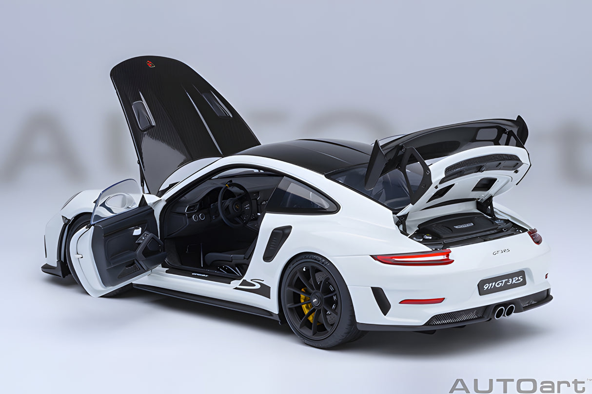 AUTOart 1:18 Porsche 911 (991.2) GT3 RS, Weissach Package, White (78176)