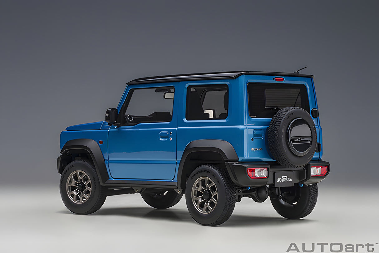 AUTOart 1:18 Suzuki Jimny (JB74), Brisk Blue Metallic/Black Roof (78507)