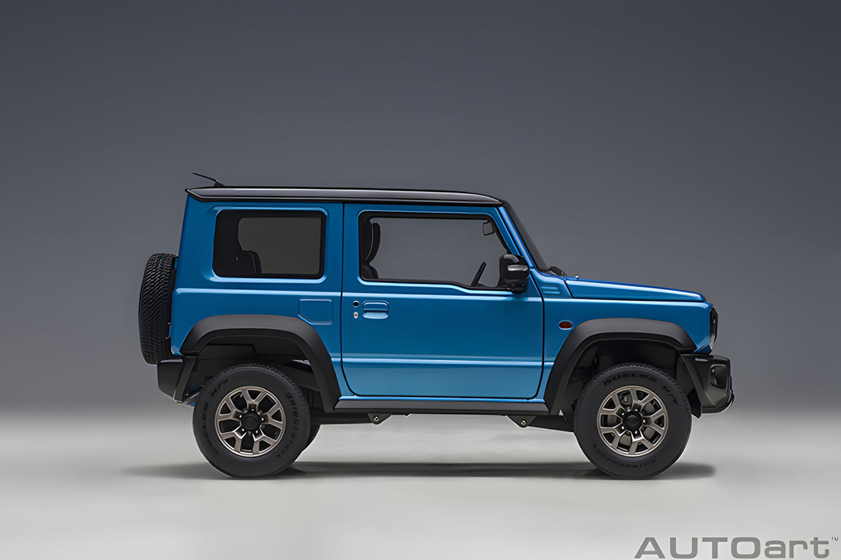 AUTOart 1:18 Suzuki Jimny (JB74), Brisk Blue Metallic/Black Roof (78507)