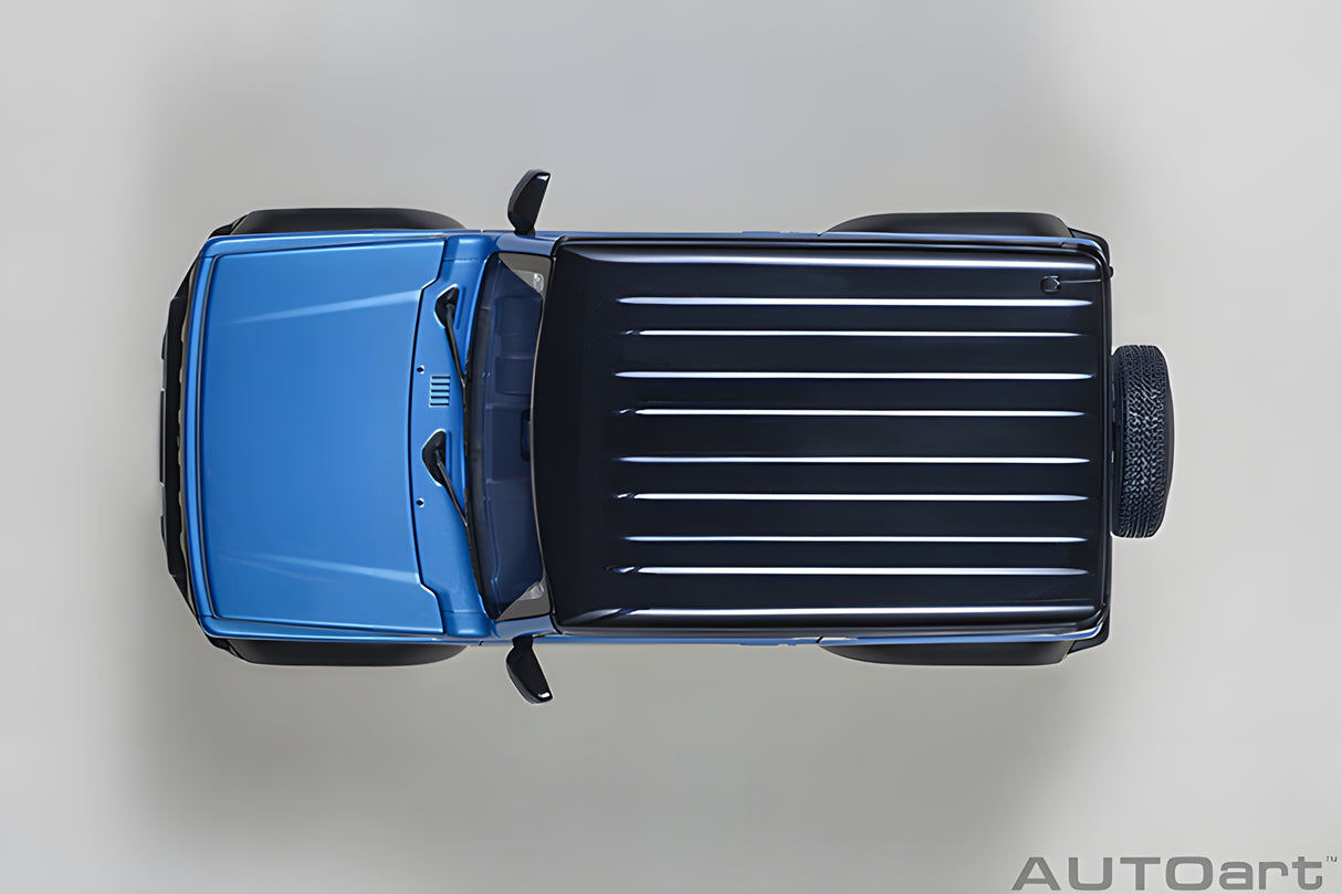 AUTOart 1:18 Suzuki Jimny (JB74), Brisk Blue Metallic/Black Roof (78507)