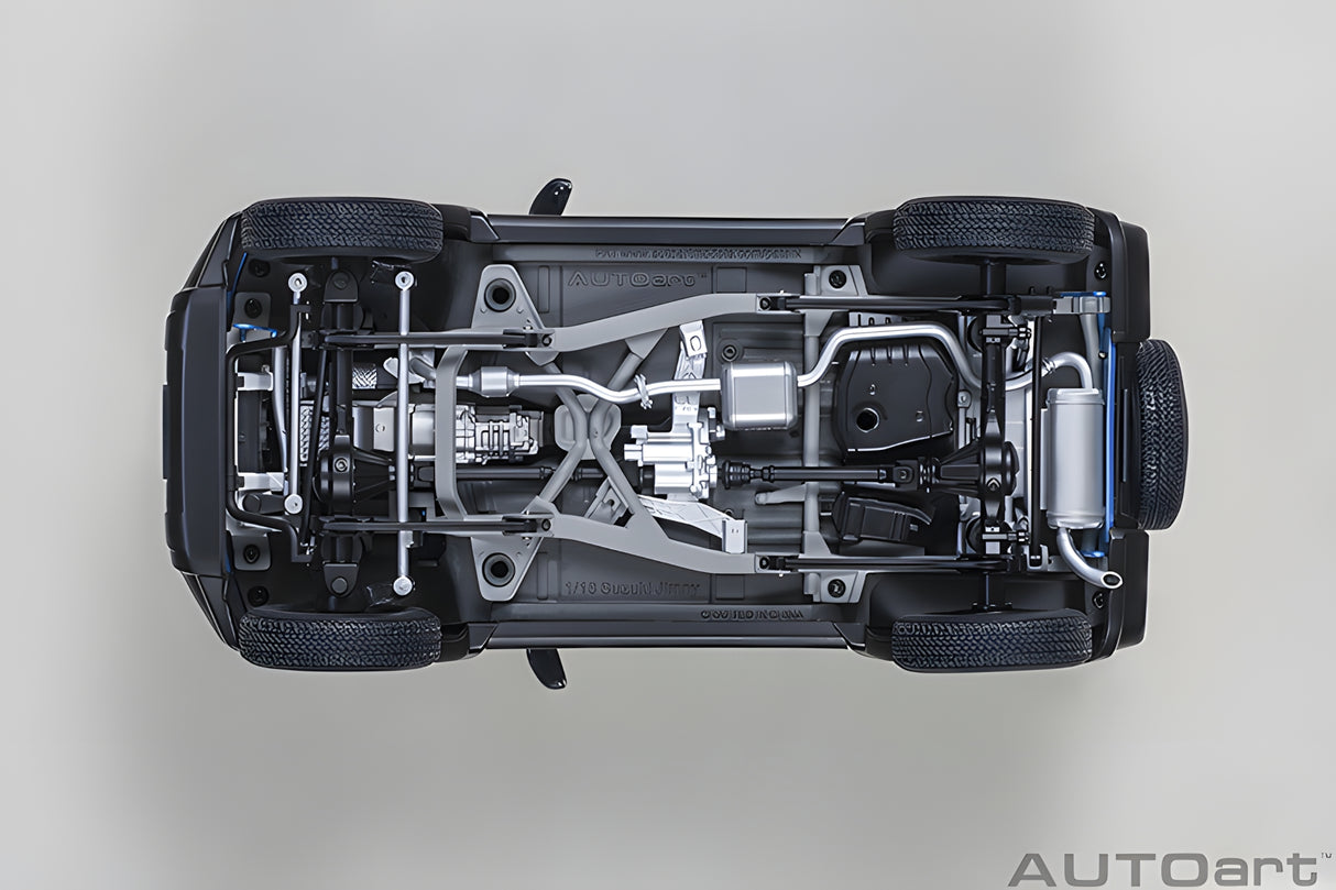 AUTOart 1:18 Suzuki Jimny (JB74), Brisk Blue Metallic/Black Roof (78507)