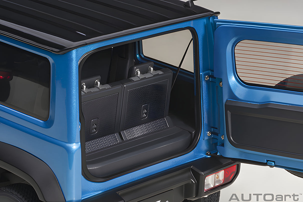 AUTOart 1:18 Suzuki Jimny (JB74), Brisk Blue Metallic/Black Roof (78507)