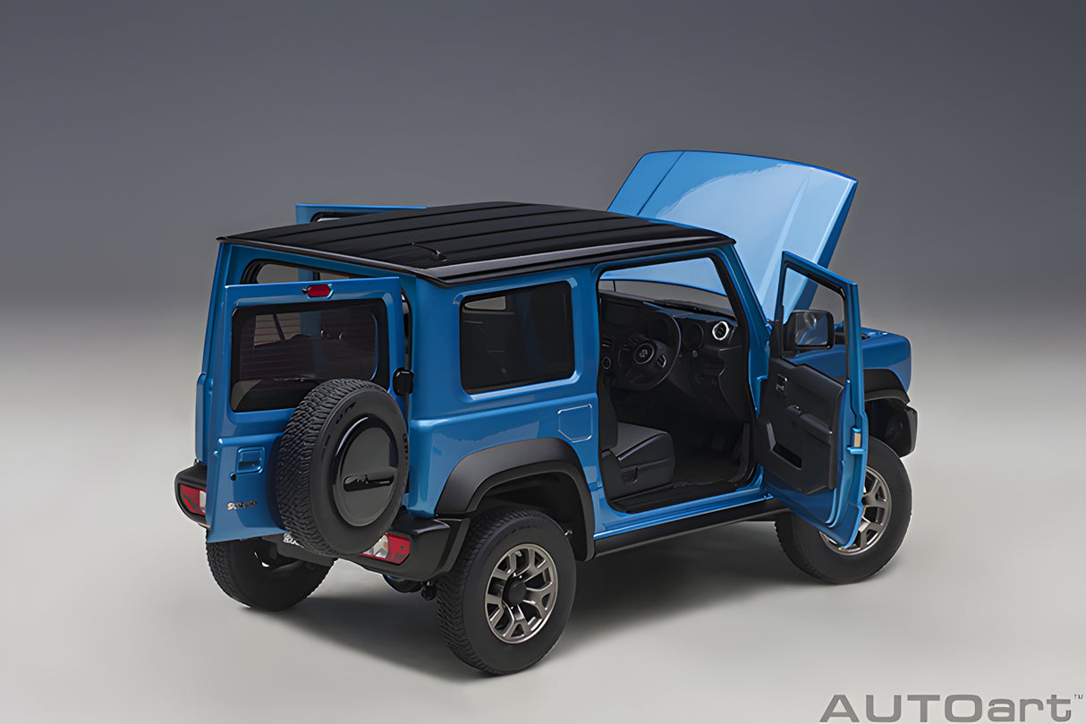 AUTOart 1:18 Suzuki Jimny (JB74), Brisk Blue Metallic/Black Roof (78507)