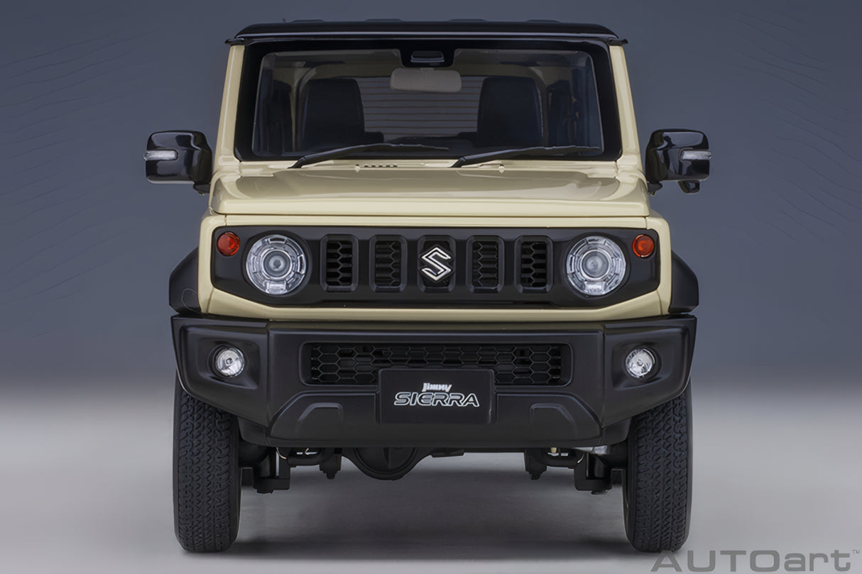 AUTOart 1:18 Suzuki Jimny (JB74), Chiffon Ivory Metallic/Black Roof (78510)