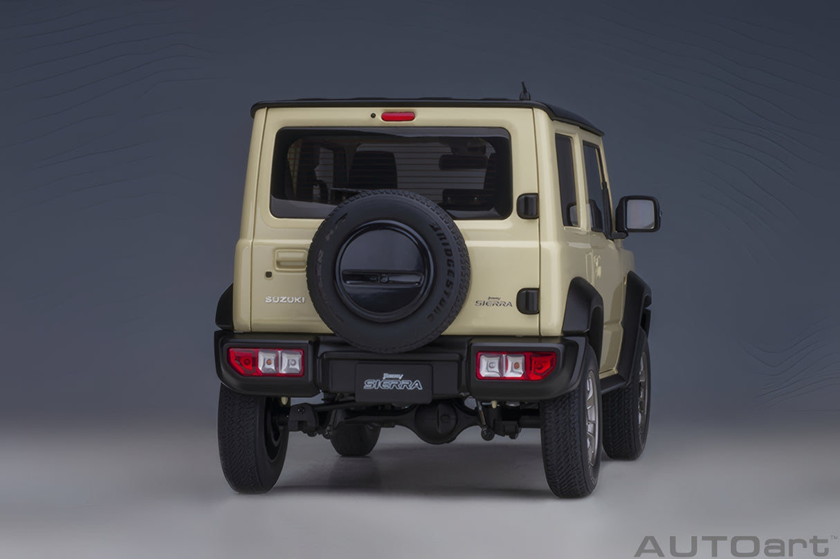 AUTOart 1:18 Suzuki Jimny (JB74), Chiffon Ivory Metallic/Black Roof (78510)