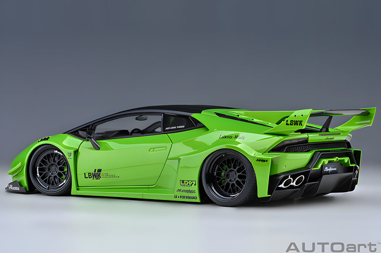 AUTOart 1:18 Liberty Walk LB Silhouette Works Huracan GT, Pearl Green (79128)