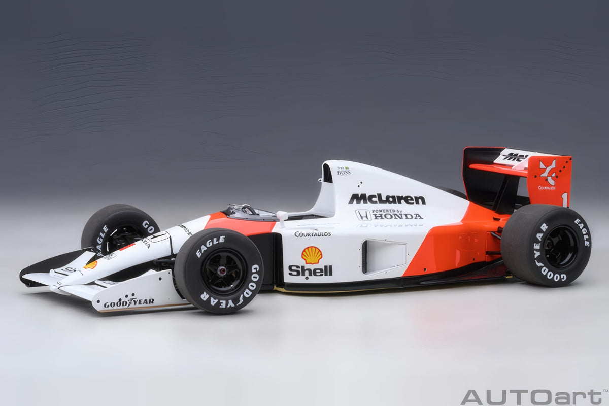 AUTOart 1:18 McLaren Honda MP 4/6 1991 Japanese GP 1991 A.Senna #1, with McLaren Logo (89140)