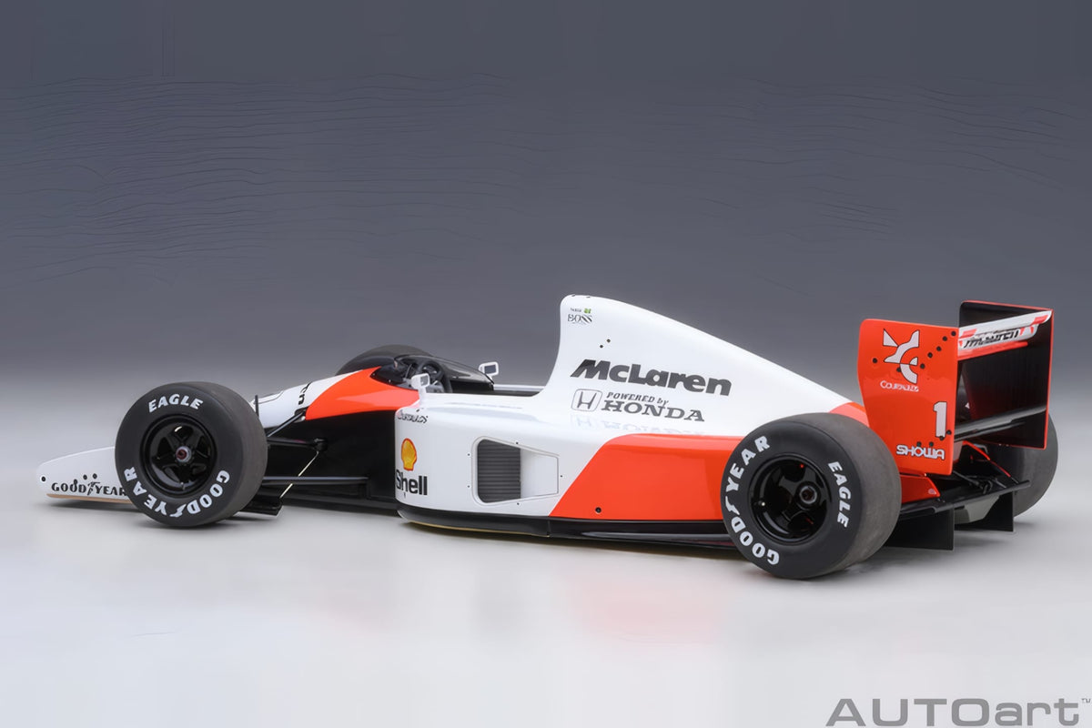 AUTOart 1:18 McLaren Honda MP 4/6 1991 Japanese GP 1991 A.Senna #1, with McLaren Logo (89140)