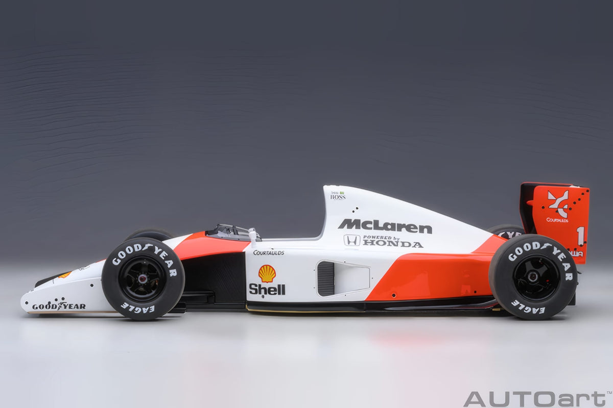 AUTOart 1:18 McLaren Honda MP 4/6 1991 Japanese GP 1991 A.Senna #1, with McLaren Logo (89140)
