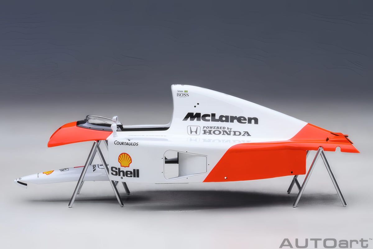 AUTOart 1:18 McLaren Honda MP 4/6 1991 Japanese GP 1991 A.Senna #1, with McLaren Logo (89140)