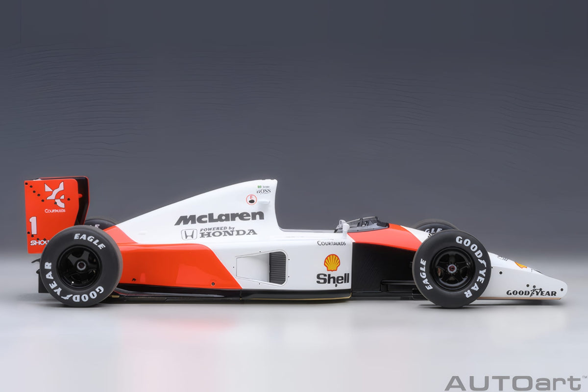 AUTOart 1:18 McLaren Honda MP 4/6 1991 Japanese GP 1991 A.Senna #1, with McLaren Logo (89140)