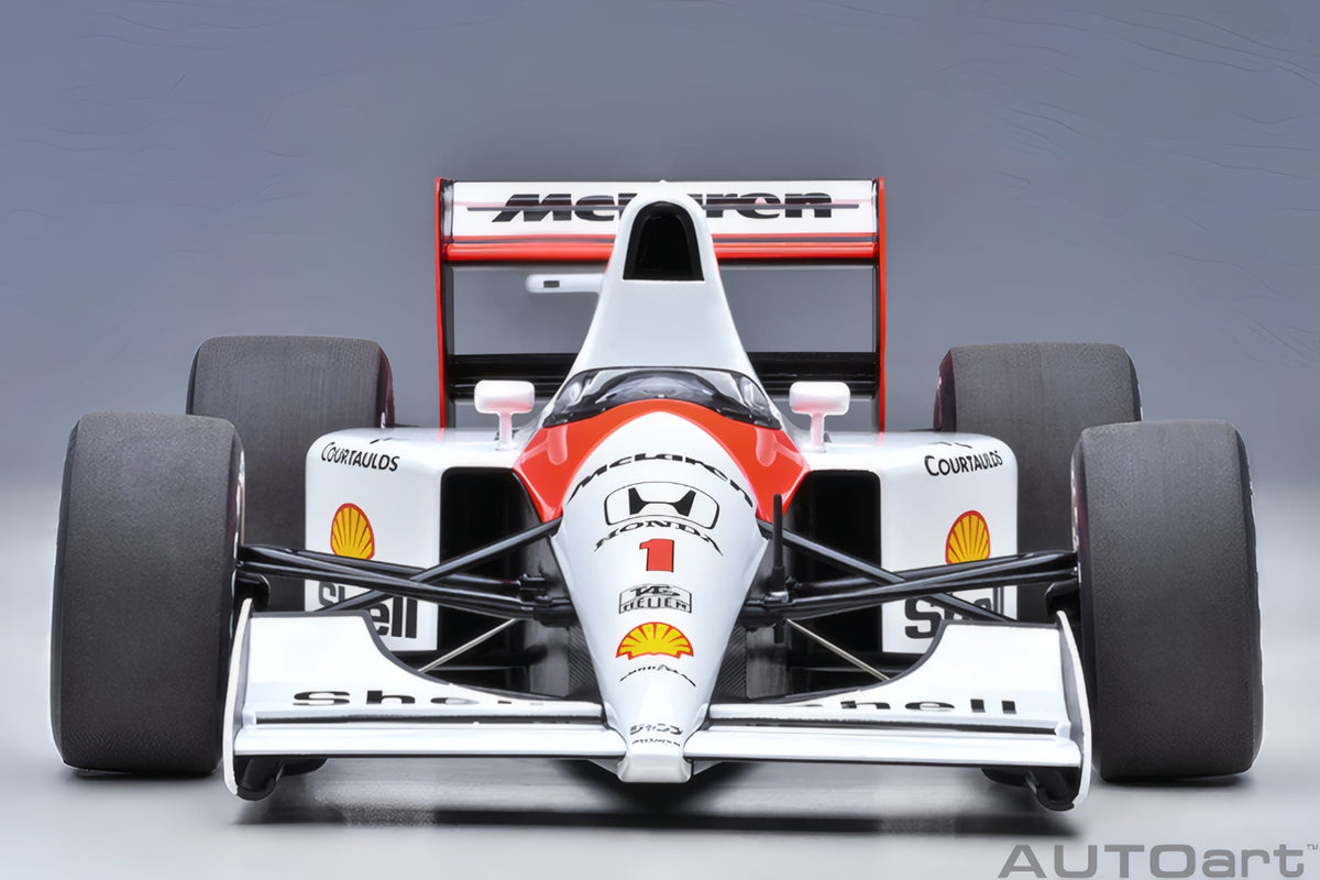 AUTOart 1:18 McLaren Honda MP 4/6 1991 Japanese GP 1991 A.Senna #1, with McLaren Logo (89140)