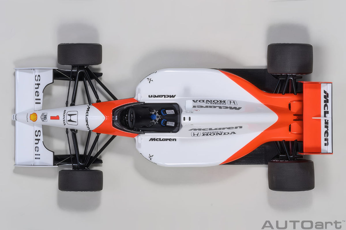 AUTOart 1:18 McLaren Honda MP 4/6 1991 Japanese GP 1991 A.Senna #1, with McLaren Logo (89140)
