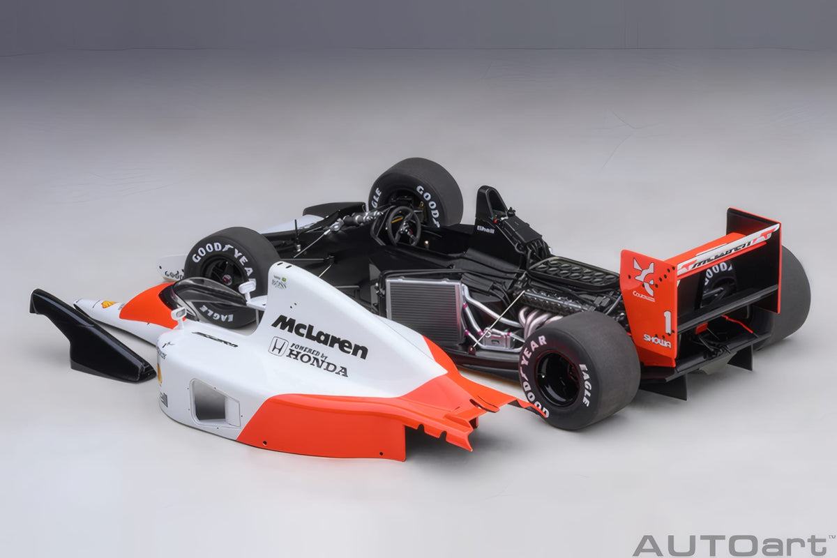 AUTOart 1:18 McLaren Honda MP 4/6 1991 Japanese GP 1991 A.Senna #1, with McLaren Logo (89140)