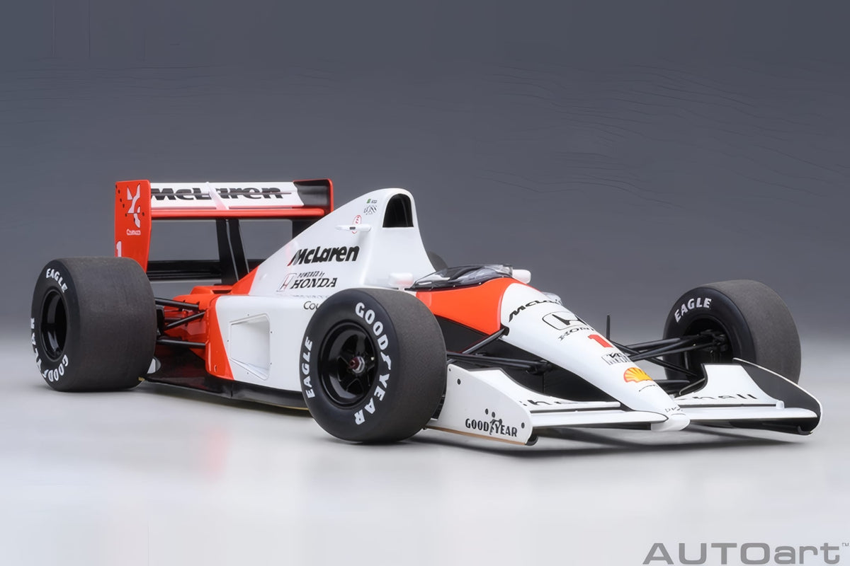 AUTOart 1:18 McLaren Honda MP 4/6 1991 Japanese GP 1991 A.Senna #1, with McLaren Logo (89140)
