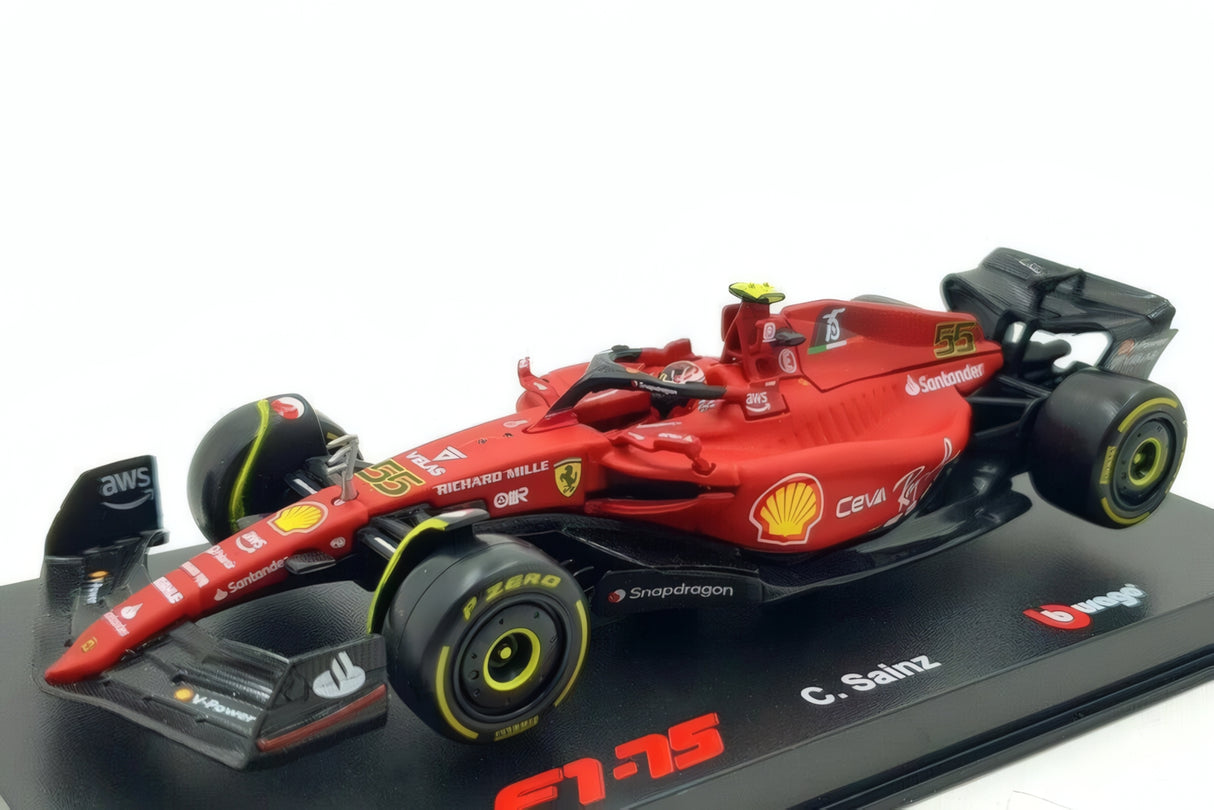 BBURAGO 1/43 FERRARI F1-75 Season Car 2022 C. Sainz (36831S/55)