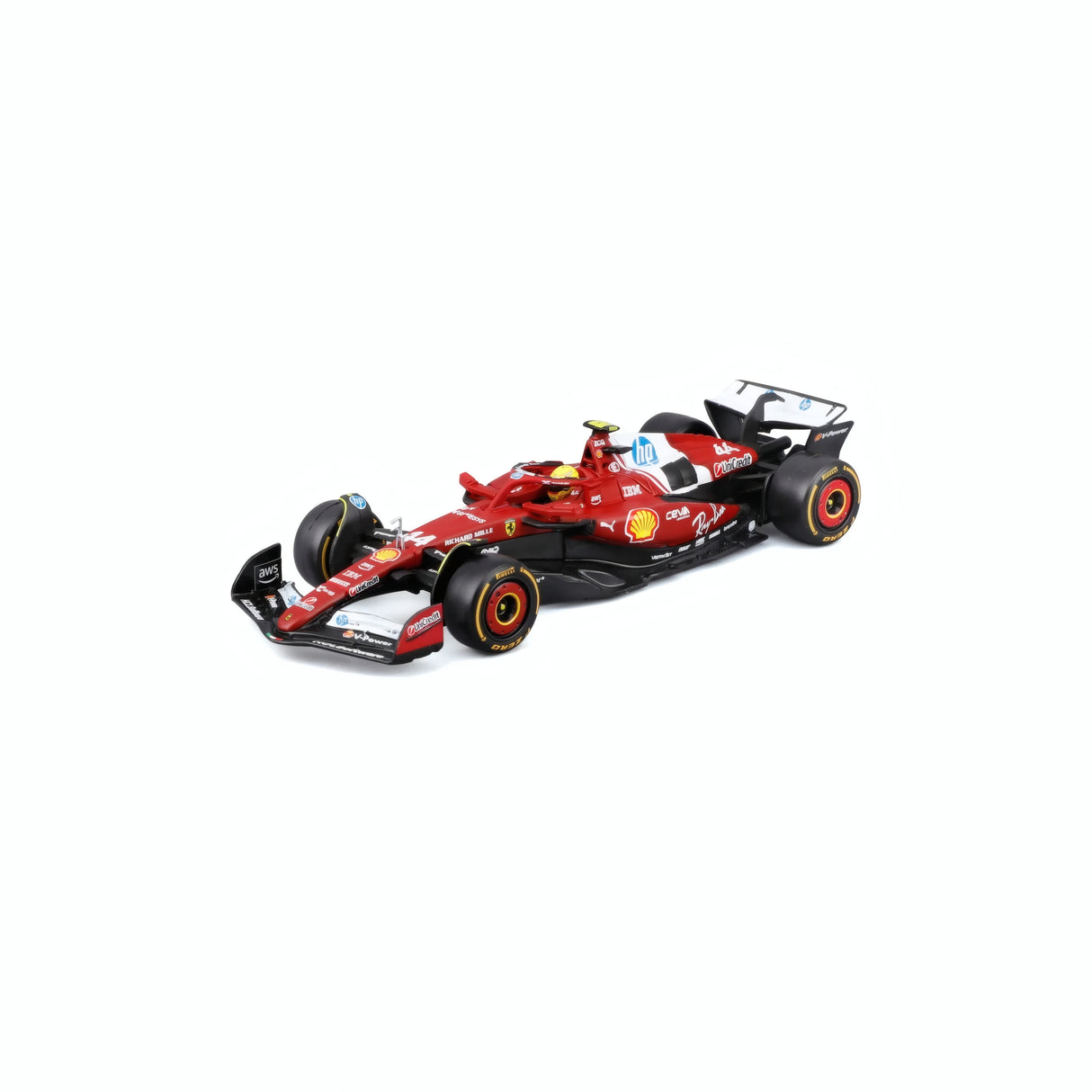 BBURAGO 1/43 FERRARI SF-25 Season Car GP 2025 L. Hamilton (36852-H44)