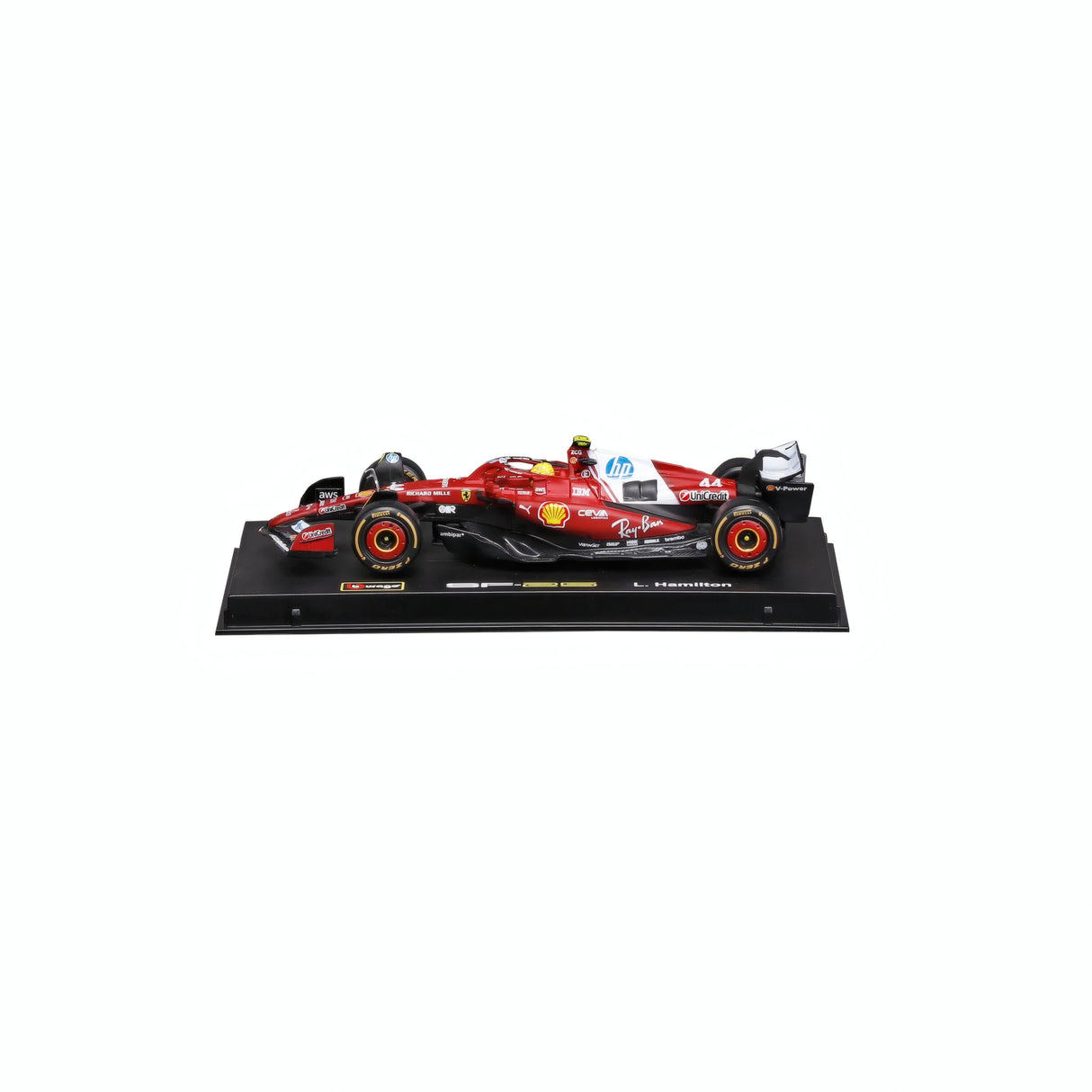 BBURAGO 1/43 FERRARI SF-25 Season Car GP 2025 L. Hamilton (36852-H44)