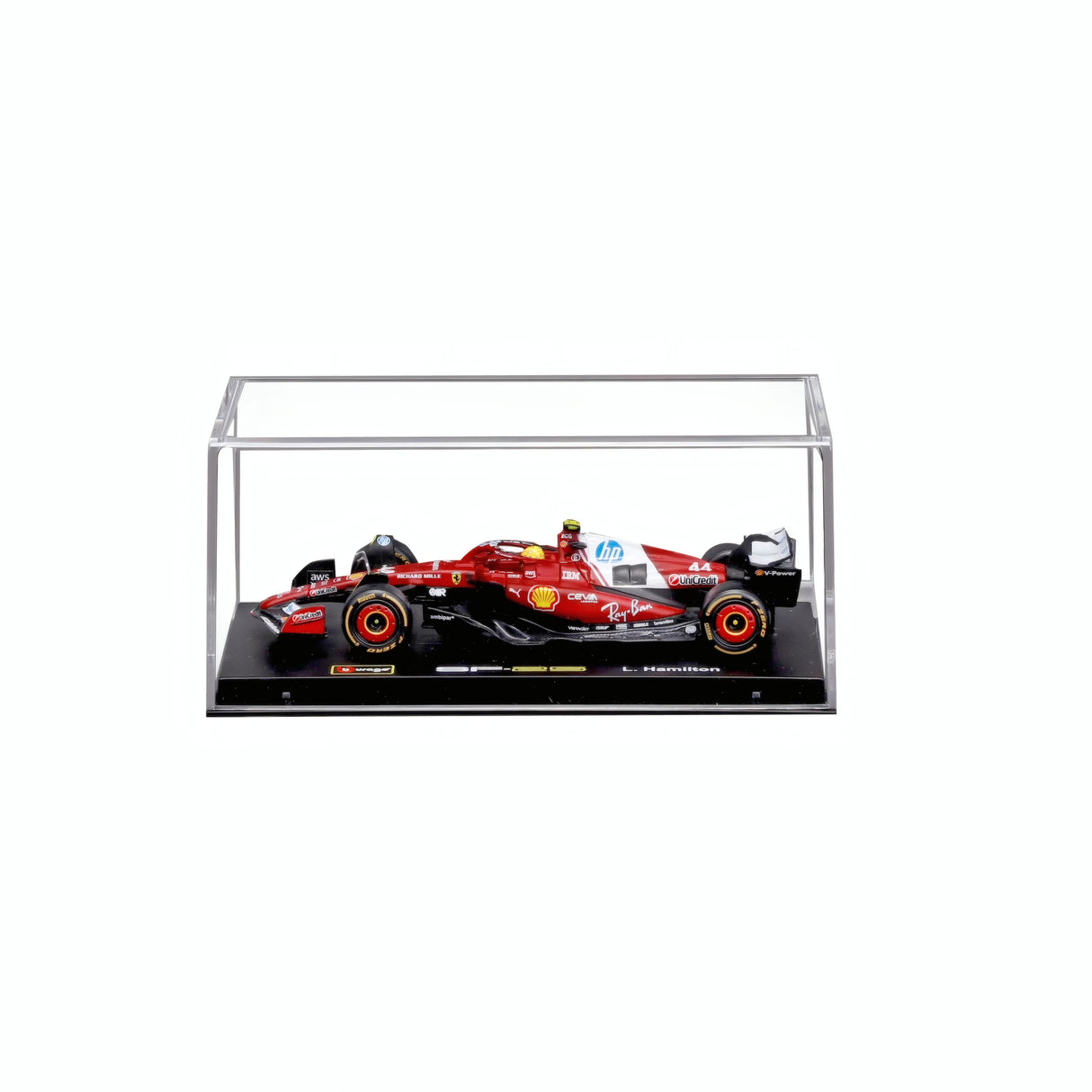 BBURAGO 1/43 FERRARI SF-25 Season Car GP 2025 L. Hamilton (36852-H44)