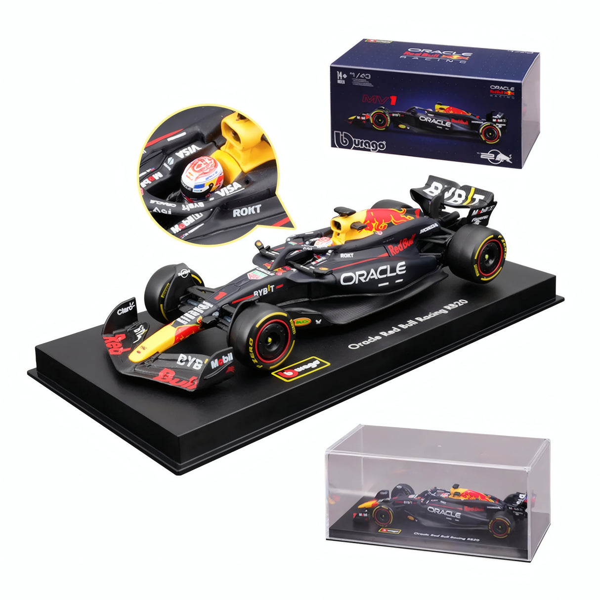 BBURAGO 1/43 – RED BULL RB20 – Season Car 2024 (M. Verstappen) (38098V/1)