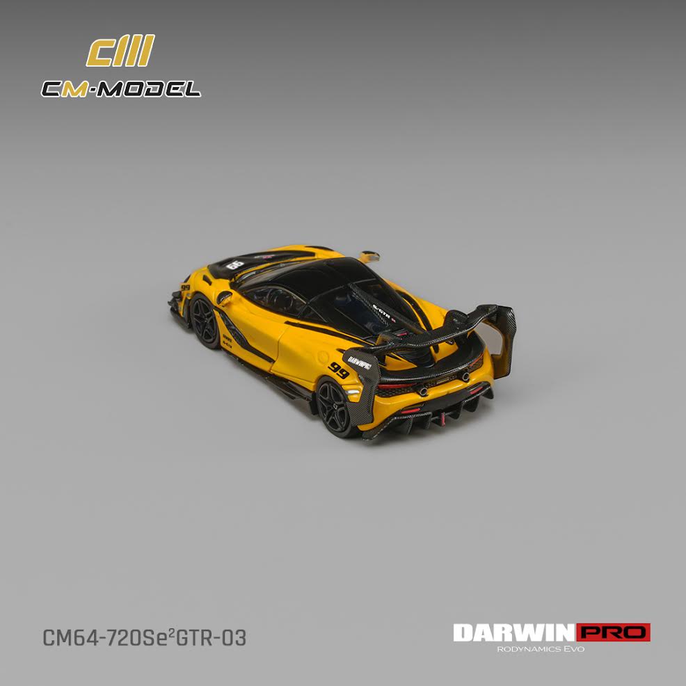 CM MODEL 1:64 DarwinPRO 720SE²GTR Pearle Yellow #99 (CM64-720Se2GTR-03)