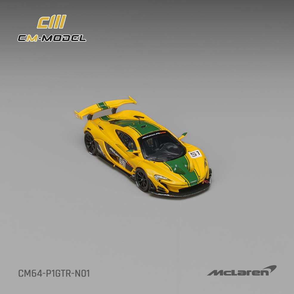 CM MODEL 1:64 McLaren P1 GTR Harrods Livery #51 (CM64-P1GTR-N01)