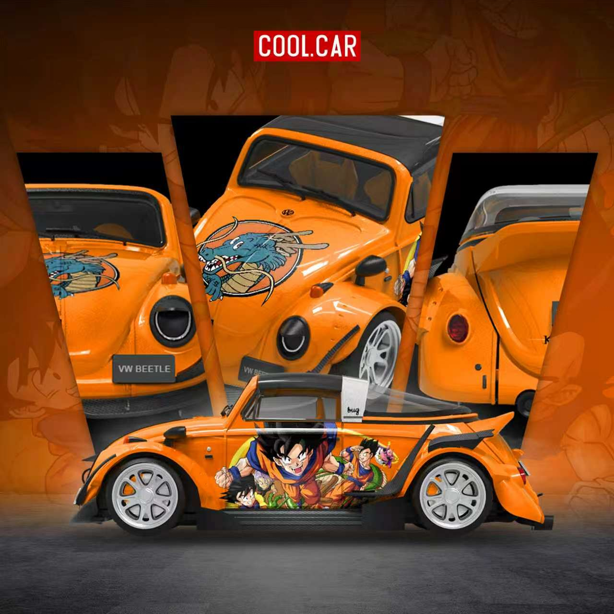 Cool Car 1:64 Volkswagen Beetle Ball Livery (CC646235)