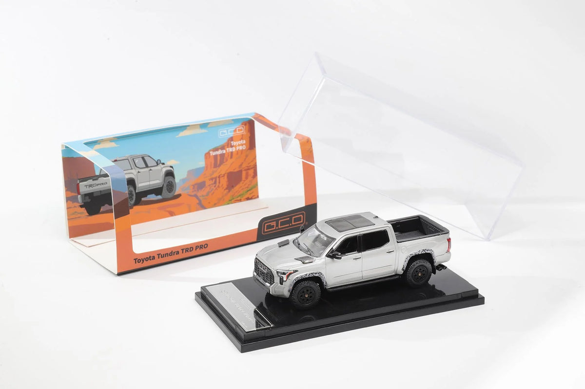 GCD-MODELS - 1/64 - TOYOTA - TUNDRA TRD PRO PICK-UP 2023 - GREY (KS-064-562)
