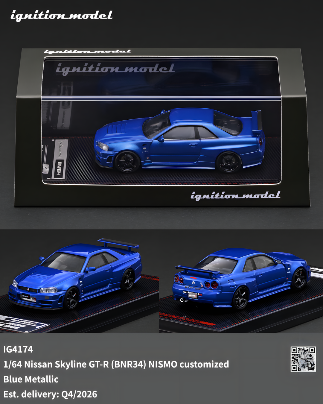 Ignition Model 1:64 Nissan Skyline GT-R (BNR34) NISMO Customized
