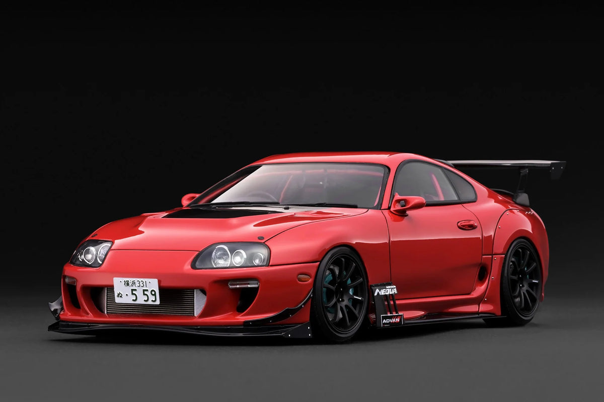 Ignition Model 1:18 Toyota Supra RZ (JZA80) ORIDO-STREET Ver. Red (IG3885)