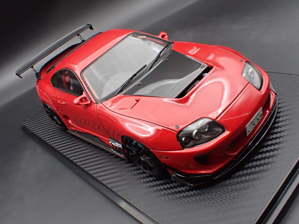 Ignition Model 1:18 Toyota Supra RZ (JZA80) ORIDO-STREET Ver. Red (IG3885)